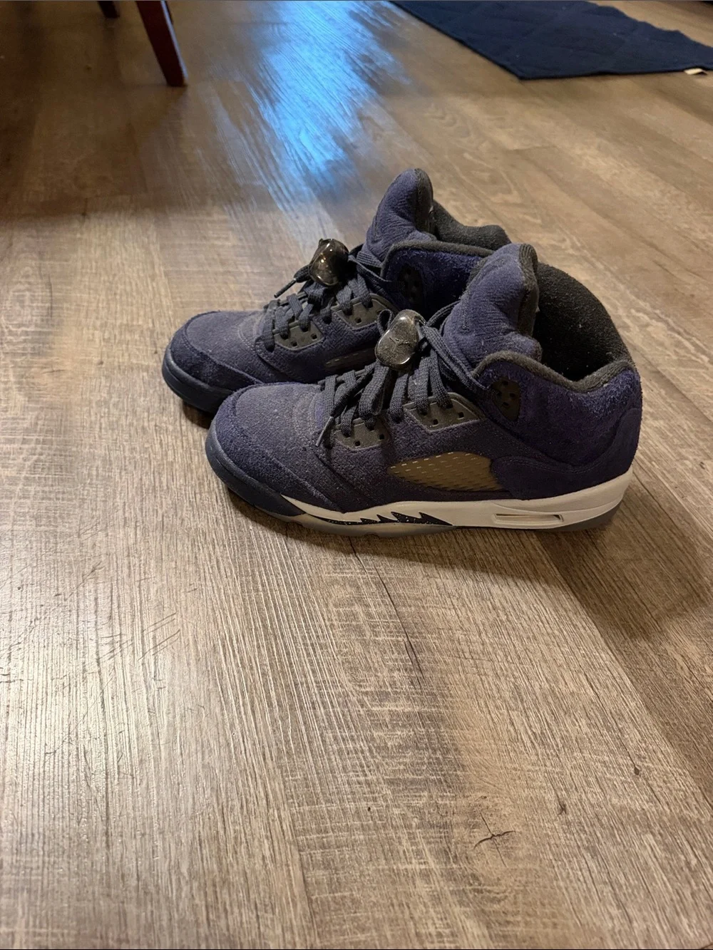 Navy High-Top Sneakers - Youth